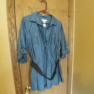 Liz Claiborne denim tunic